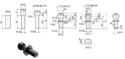 Fig. 9. Scheme of heading parts with special heads [6].